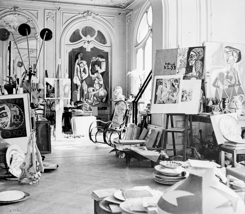 L'atelier de Cannes, 1955 | André VILLERS .1930, Beaucourt (Territoire de Belfort, France) - 2016, Le Luc (Var, France)