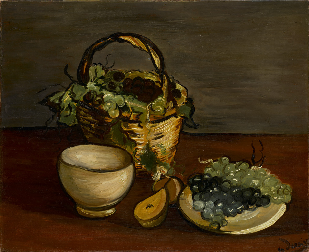 André DERAIN - Nature morte au panier et fruits | fontevraud