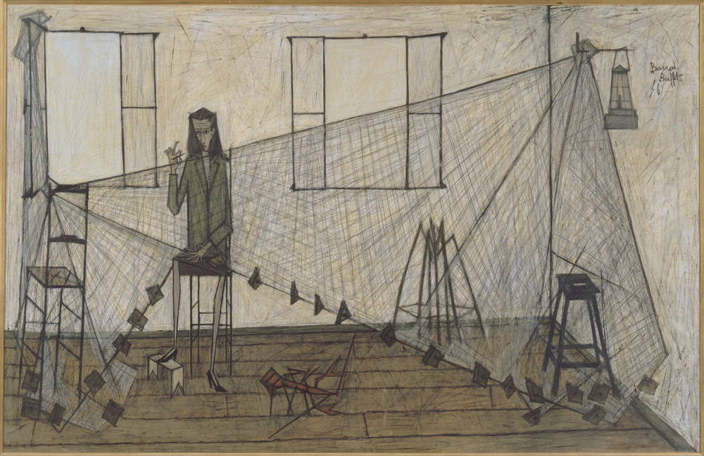 Bernard BUFFET - Femme au filet | Musée d'Art Moderne de la Ville