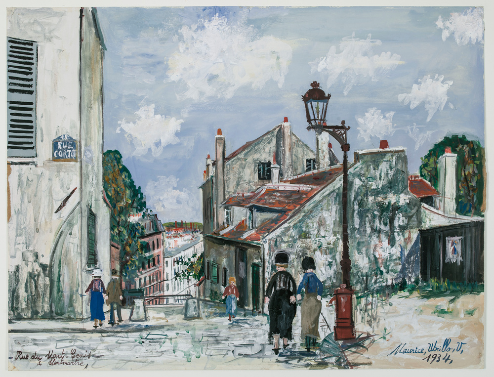 Maurice UTRILLO - Rue du Mont-Cenis à Montmartre | Musée d'Art