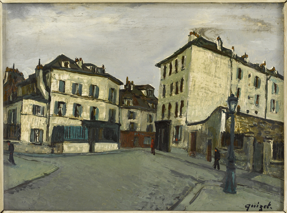 Alphonse Quizet【A la Sortie de l'Eglise】 Alphonse Quizet