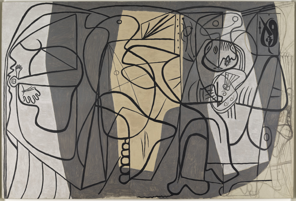 PABLO PICASSO、LE PEINTRE ET SON MODELE Pablo Picasso, Le peintre et son modèle (The Painter and the
