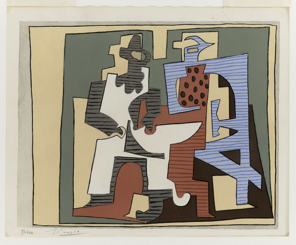 Pablo PICASSO - Deux personnages assis | Musée national Picasso
