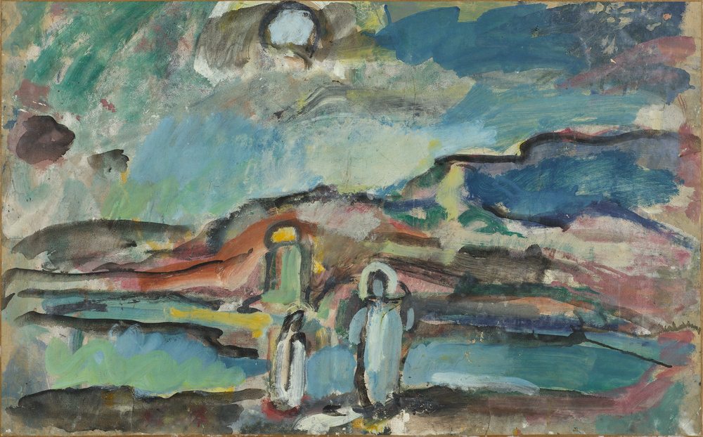 Georges ROUAULT - Paysage biblique, Tibériade | Musée national d 