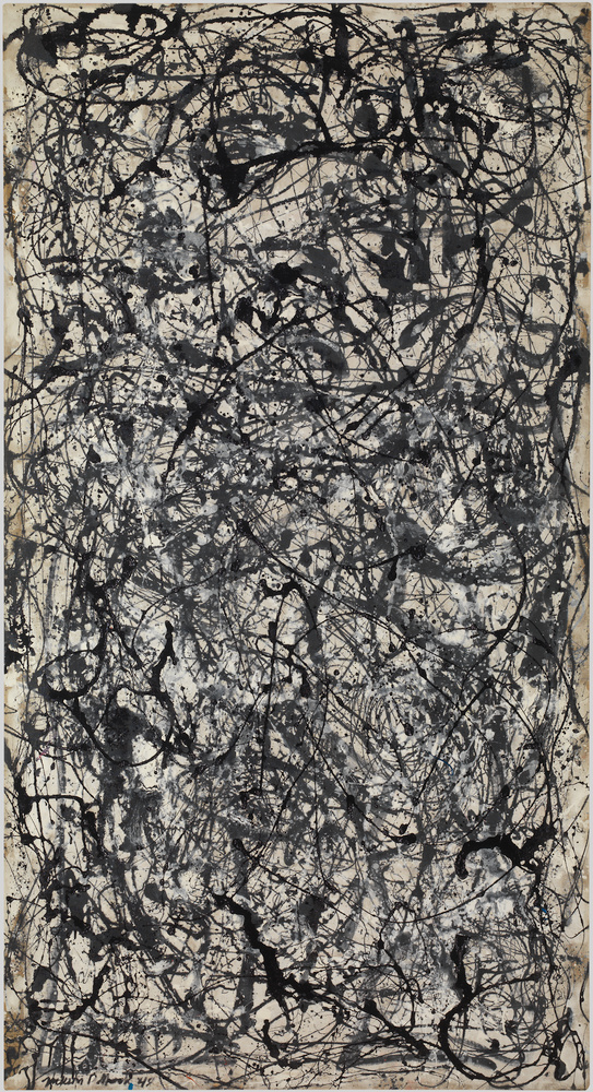 Jackson POLLOCK - Number 26 A, Black and White (Numéro 26 A, noir
