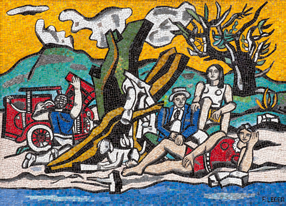 Fernand Leger、LA PARTIE DE CAMPAGNE Fernand Léger, La Partie de Campagne, 1954 - Fondation Maeght