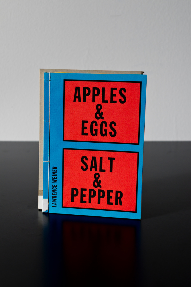 Lawrence WEINER - Apples & Eggs, Salt & Pepper | CAPC Musée d'art  contemporain de Bordeaux