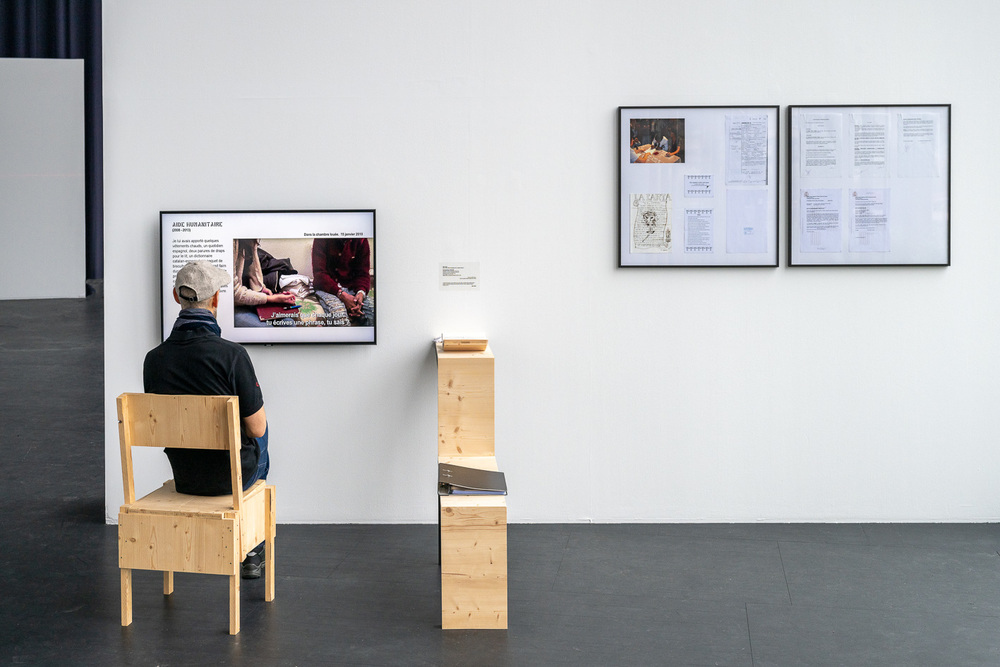 Photographie : Pierre Rich - ©  Núria Güell - Courtesy galerie Salle Principale, Paris
Prise de vue réalisée à l'occasion de l'exposition 'TransFORM'au FRAC Alsace du 21 septembre au 17 novembre 2024, Sélestat (Bas-Rhin) Visuel fourni par le photographe