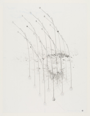 Etude au crayon pour "Flexibles"