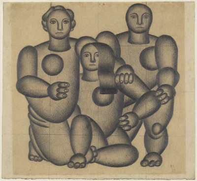 Composition aux trois femmes