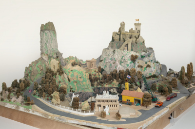 Maquette du site de Castel-Eaumont