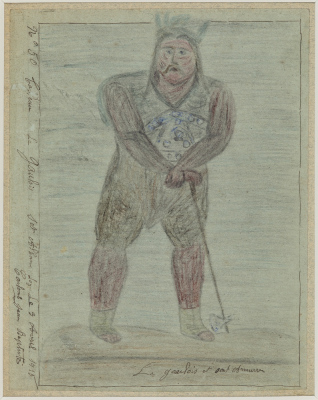 N° 50 Tableau le Gaulois / Le Gaulois et son armure
