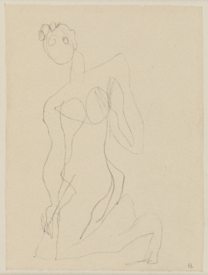 Femme agenouillée