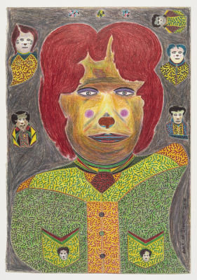 Portrait d'homme aux cheveux rouges