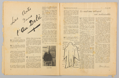 "Les Arts dans l'au-delà", Magazine Rayonnement, n°12, deuxième année.