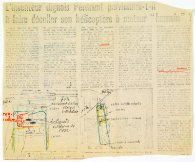 L'inventeur dignois Perdrizet parviendra-t-il à faire décoller son hélicoptère à "moteur humain" ?